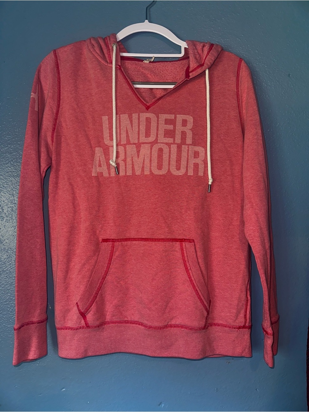 Under Armour Pink Hoodie Sweatshirt